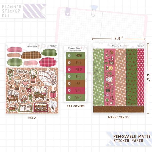 Winter Cafe Journaling Kit