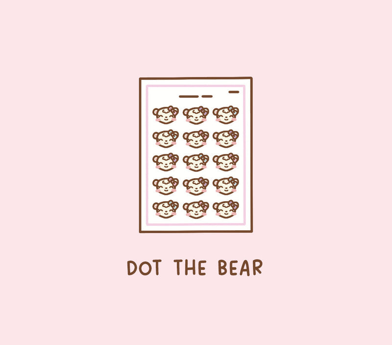 Dot the Bear Stickers