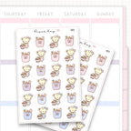 Grocery Bag / Food Shopping Sticker Sheet