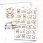 Car / Fill Up Sticker Sheet