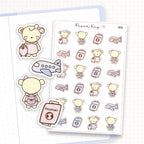 Holiday / Vacation / Travel Sticker Sheet