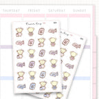 Holiday / Vacation / Travel Sticker Sheet