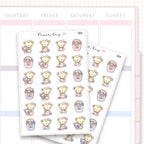 Cleaning Sticker Sheet