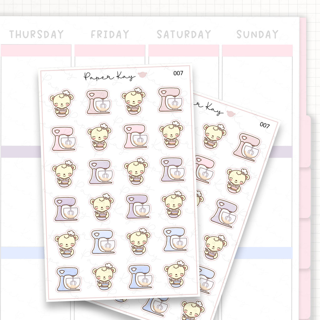 Baking Sticker Sheet