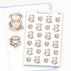 Tea Cup Sticker Sheet