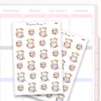 Tea Cup Sticker Sheet