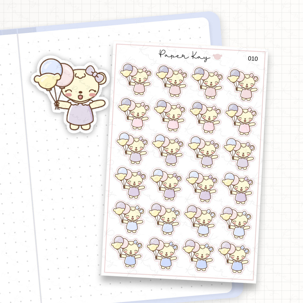 Balloons / Celebration Sticker Sheet