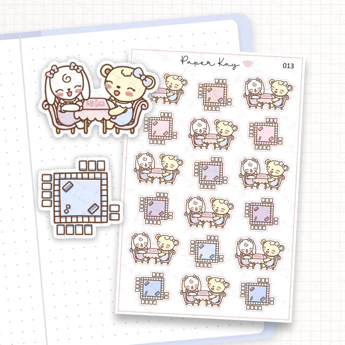 Board Game / Game Night Sticker Sheet