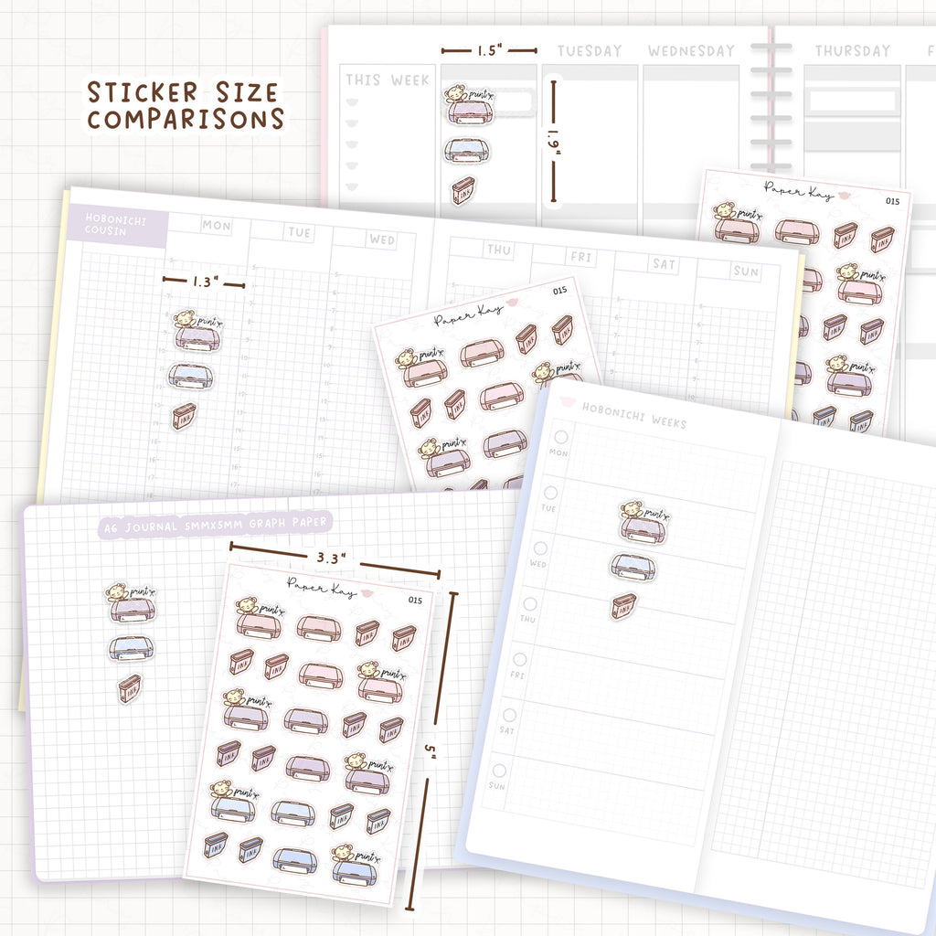 Printer Sticker Sheet
