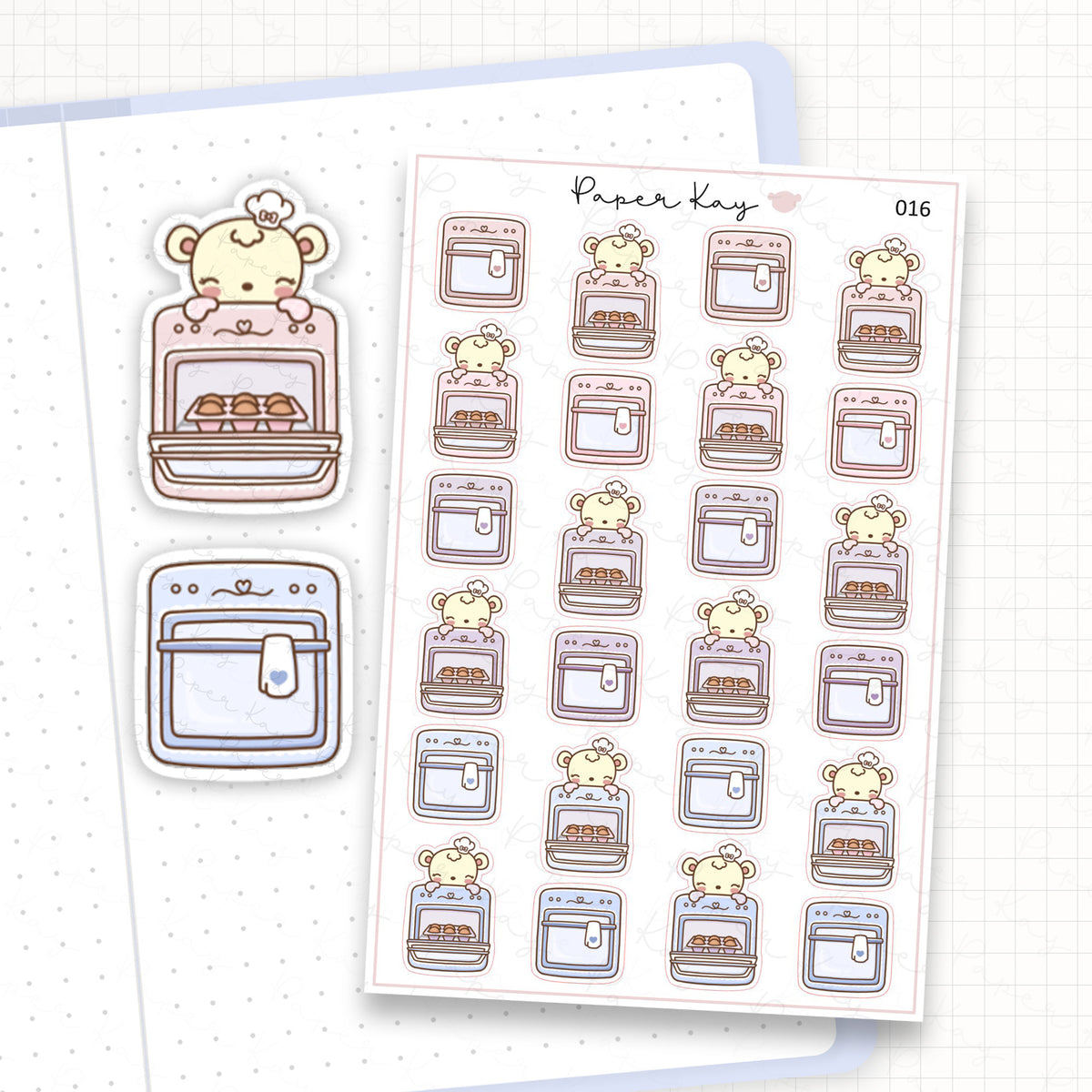 Oven Sticker Sheet