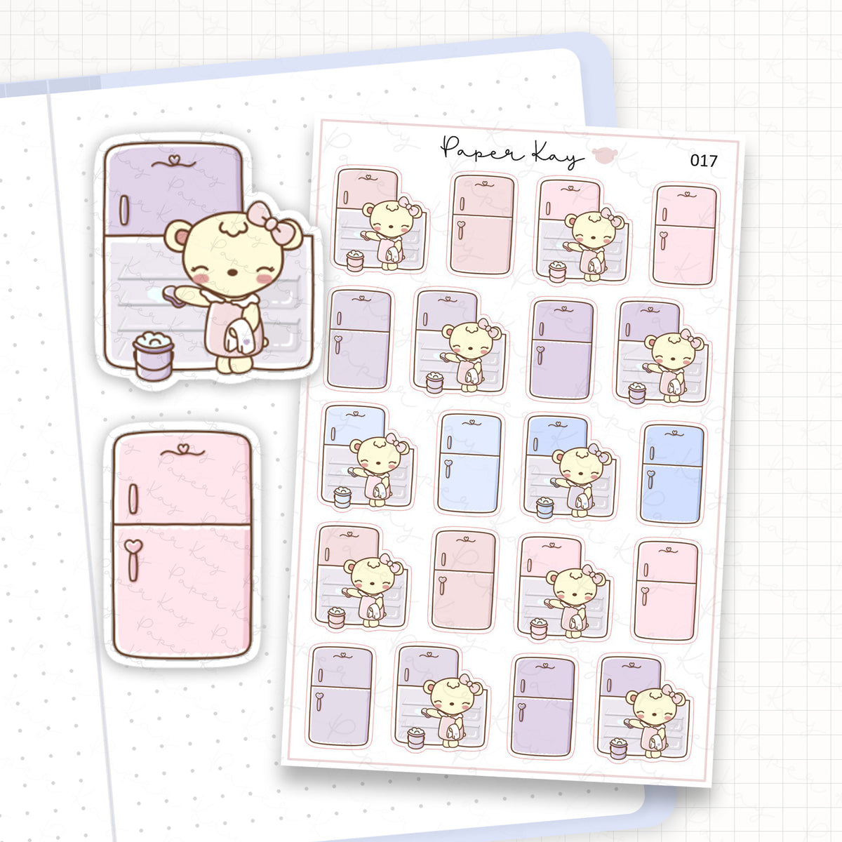Fridge Sticker Sheet