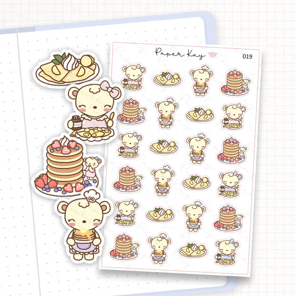 Pancake Sticker Sheet
