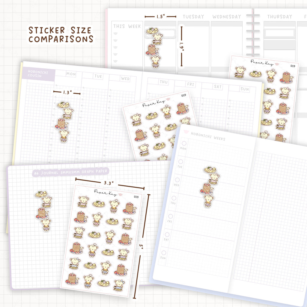Pancake Sticker Sheet