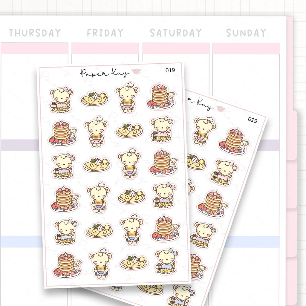 Pancake Sticker Sheet