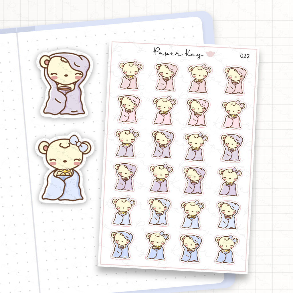 Cosy Snacking Sticker Sheet