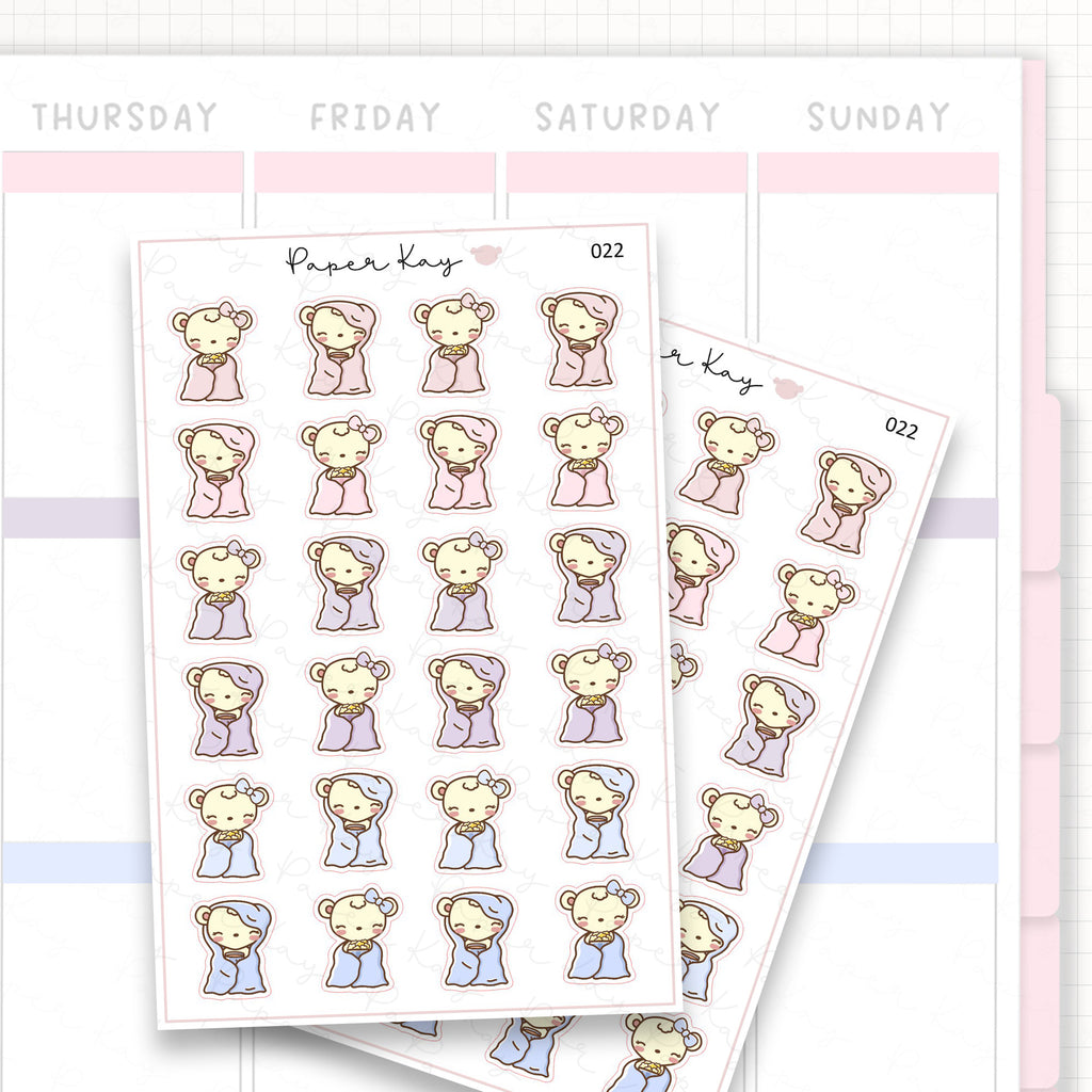 Cosy Snacking Sticker Sheet