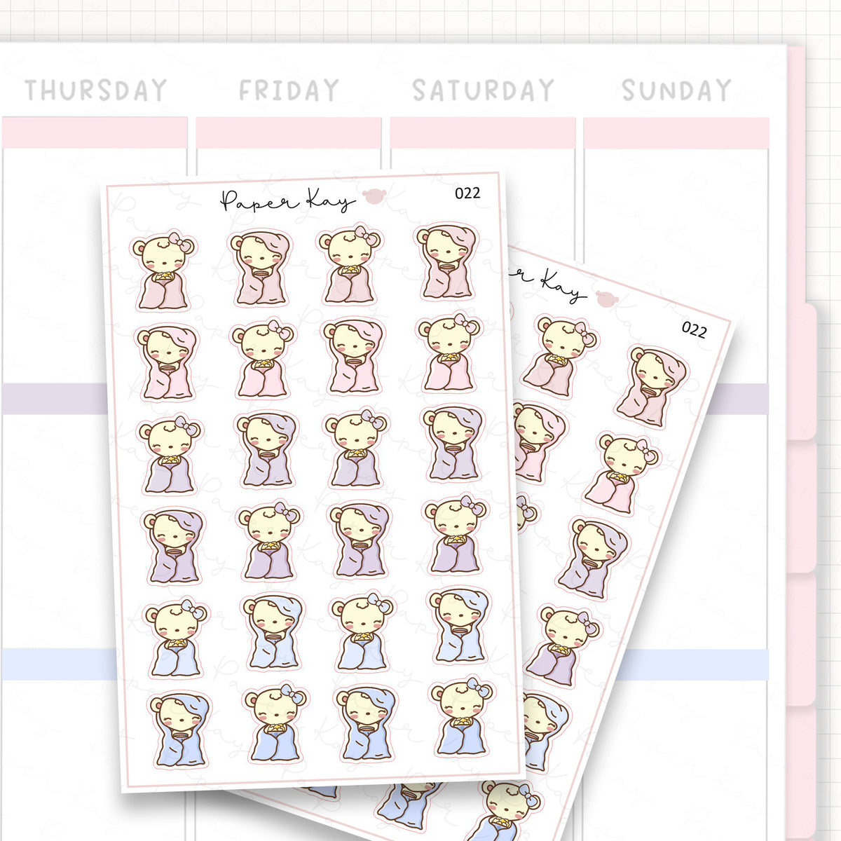 Cosy Snacking Sticker Sheet