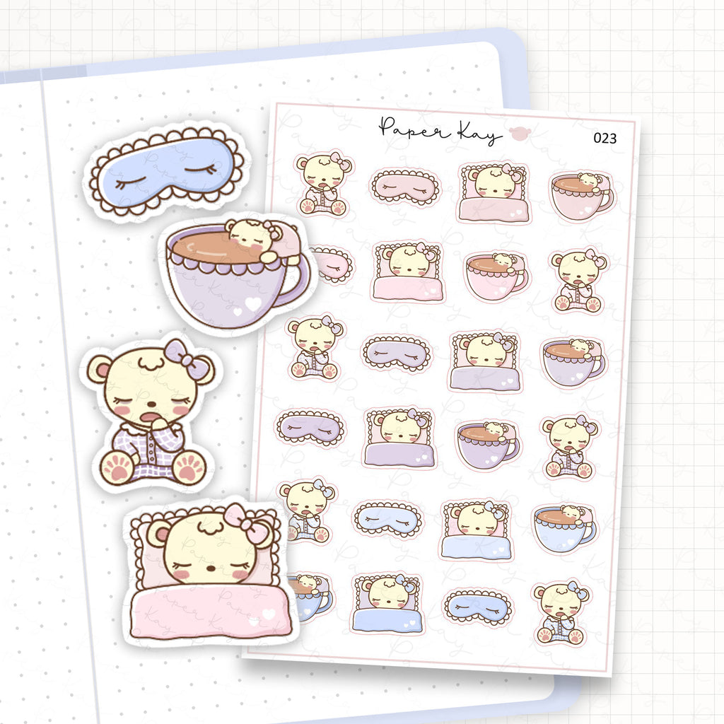 Sleepy Sticker Sheet