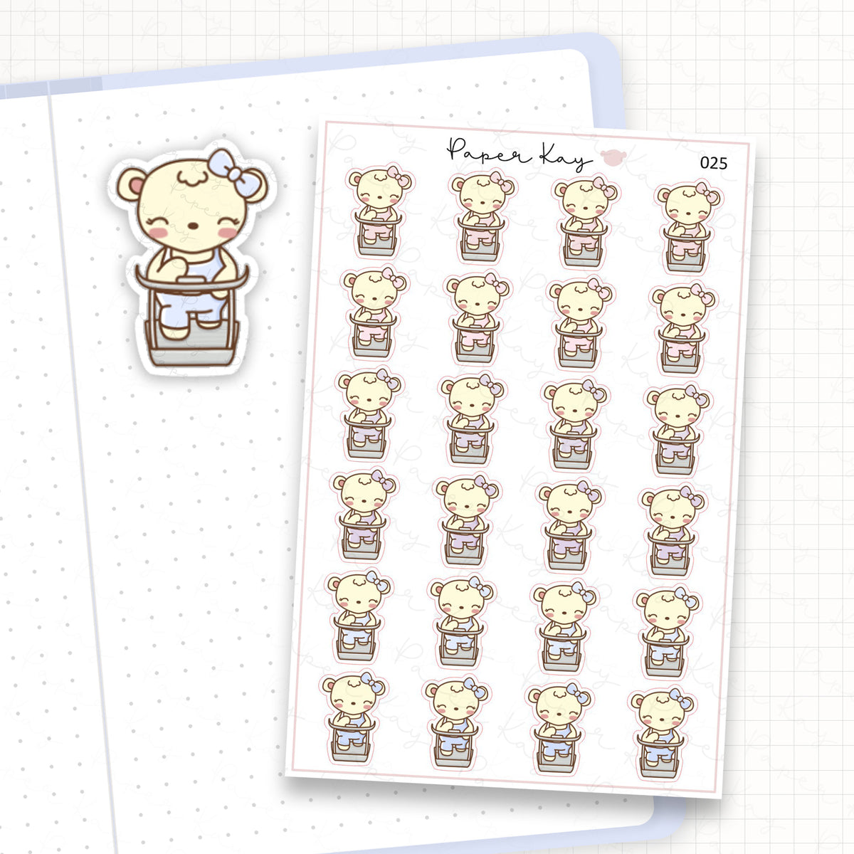 Treadmill Sticker Sheet