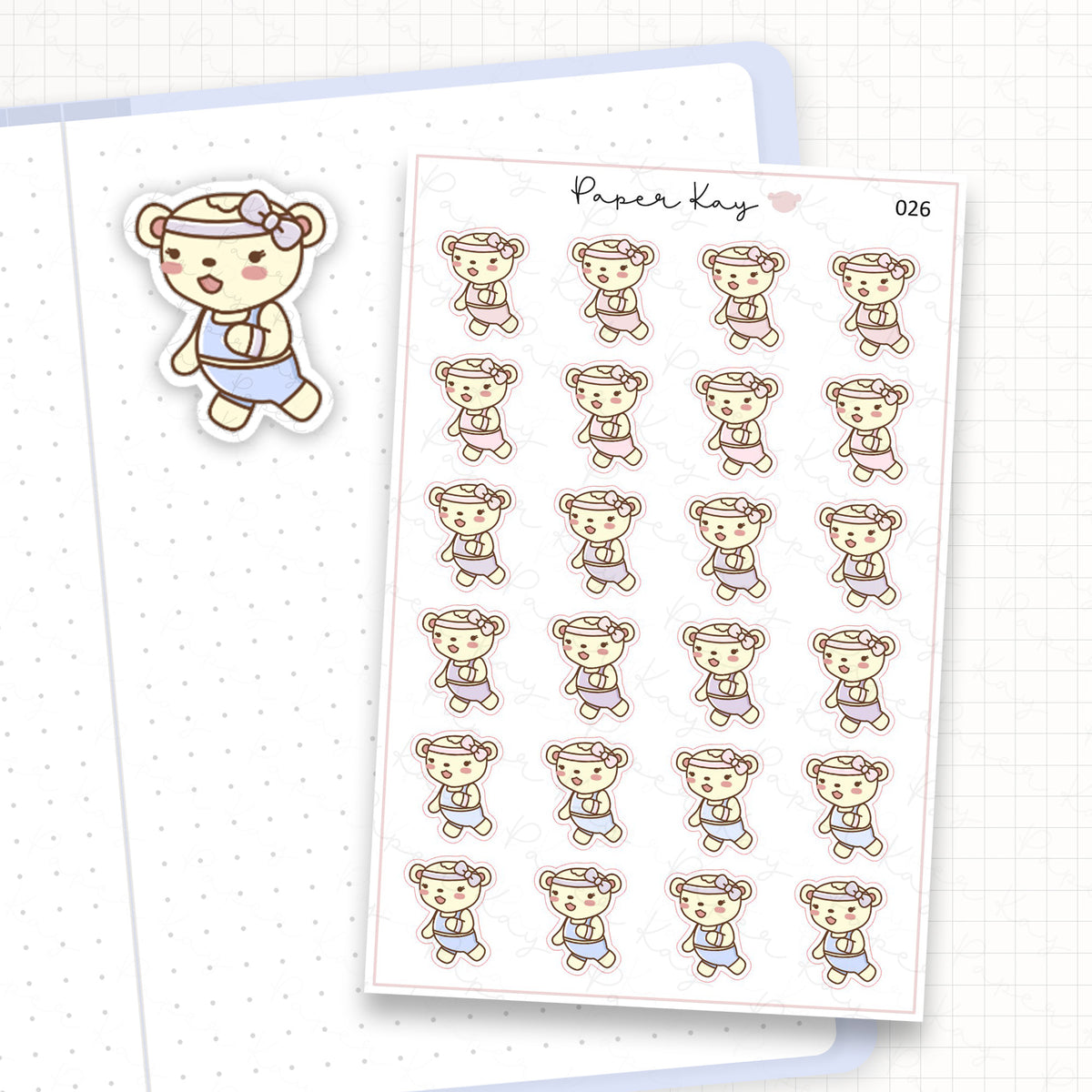 Running / Jogging Sticker Sheet