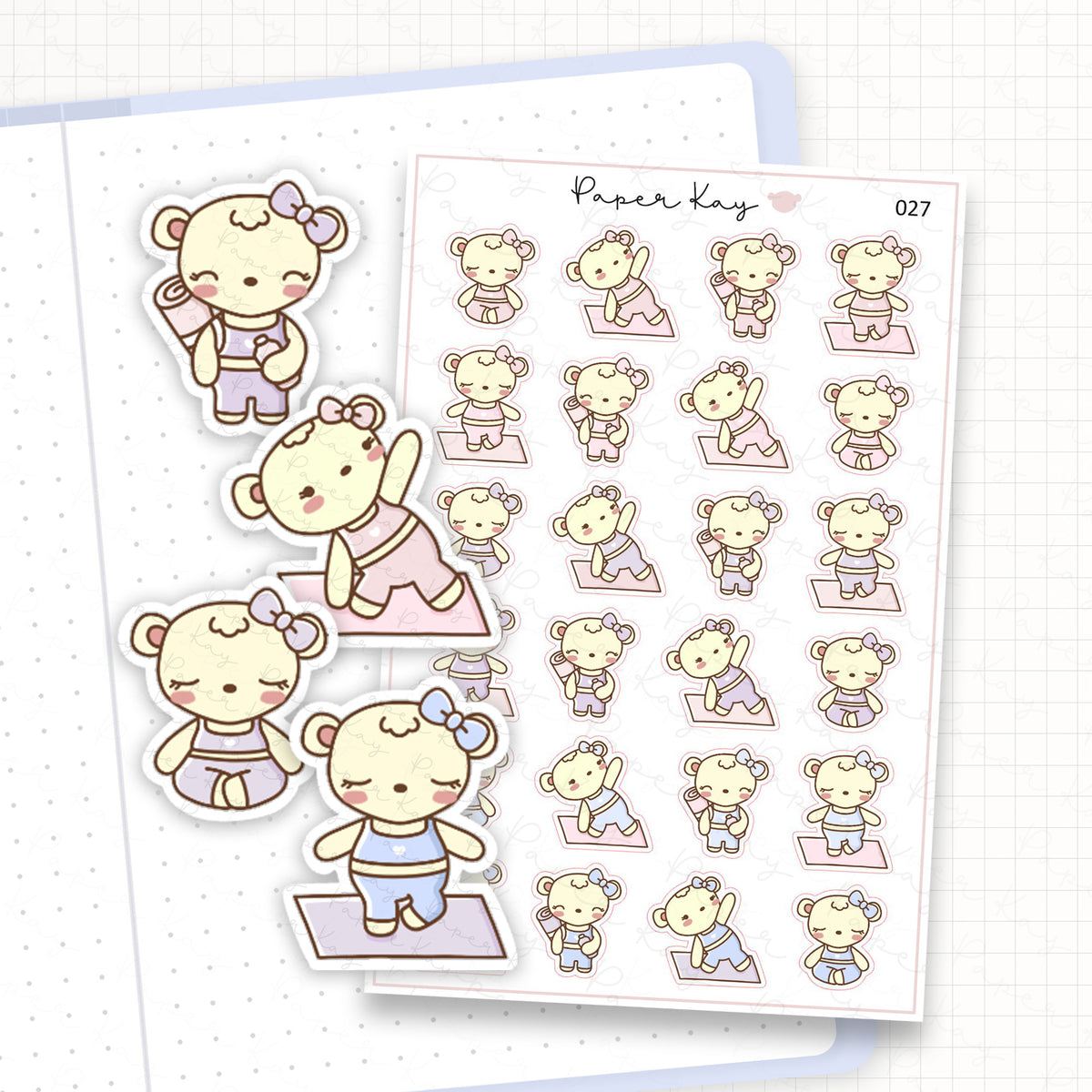 Yoga Sticker Sheet