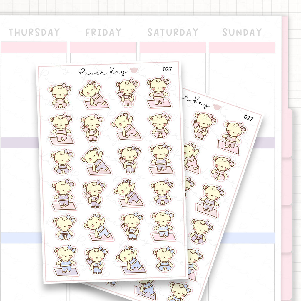 Yoga Sticker Sheet