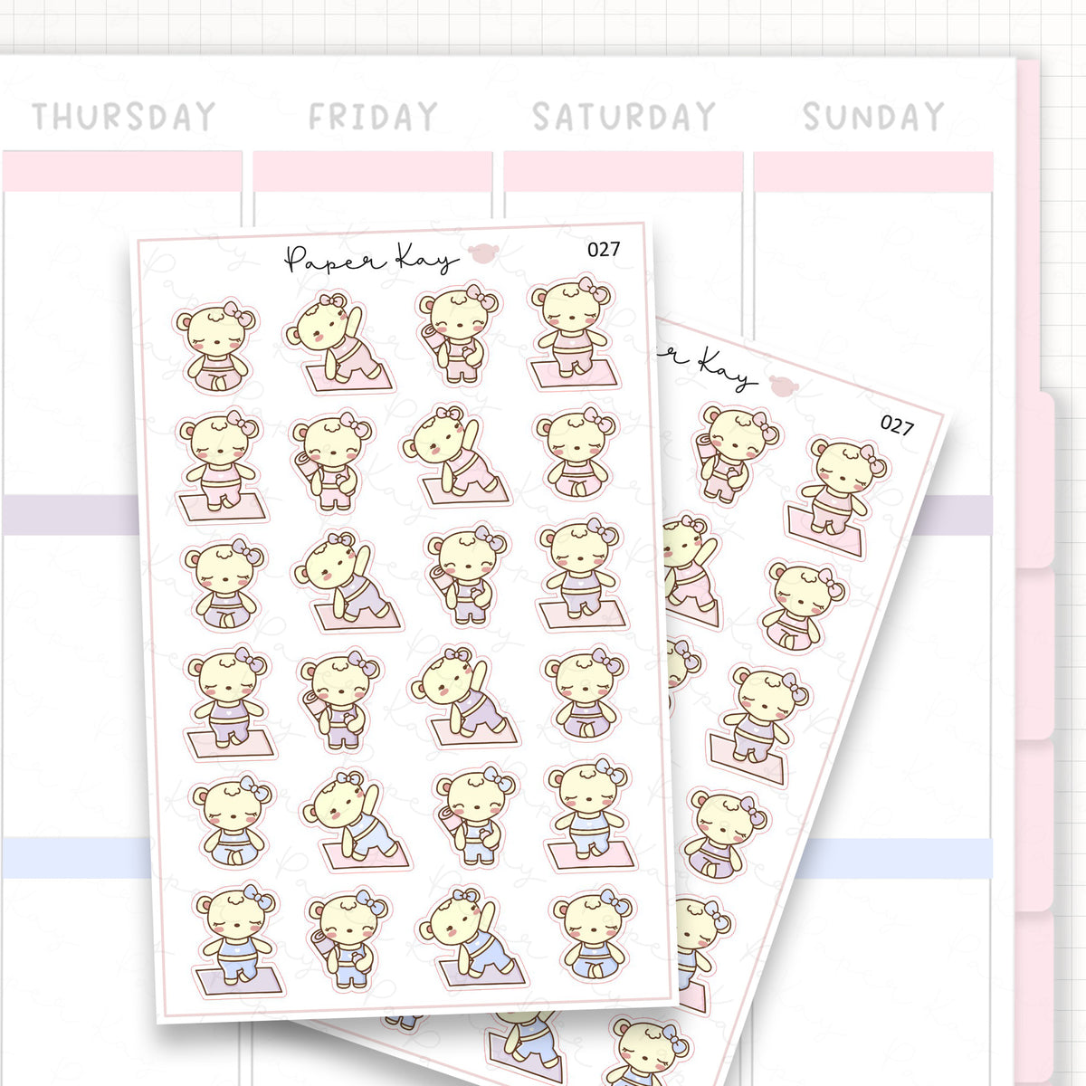 Yoga Sticker Sheet