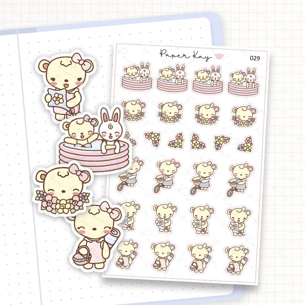Spring / Summer Activities Sticker Sheet