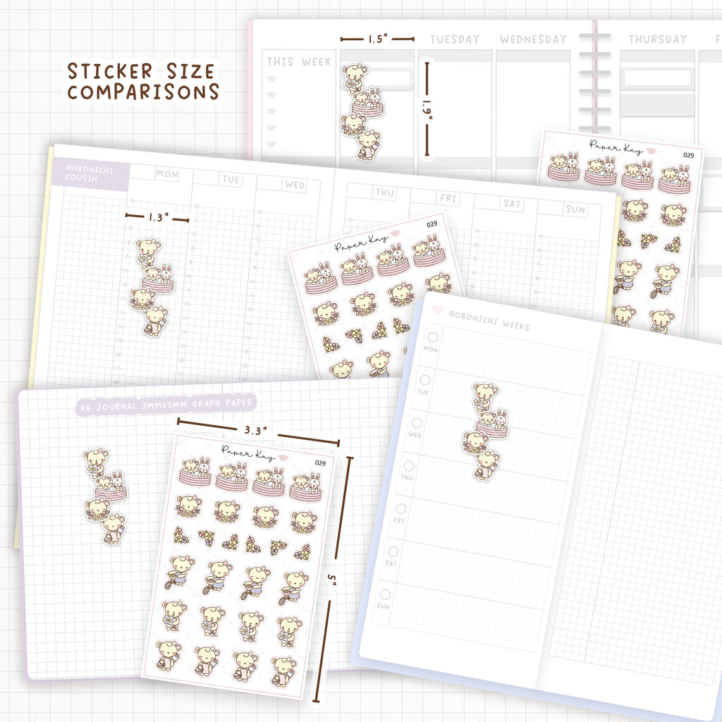 Spring / Summer Activities Sticker Sheet