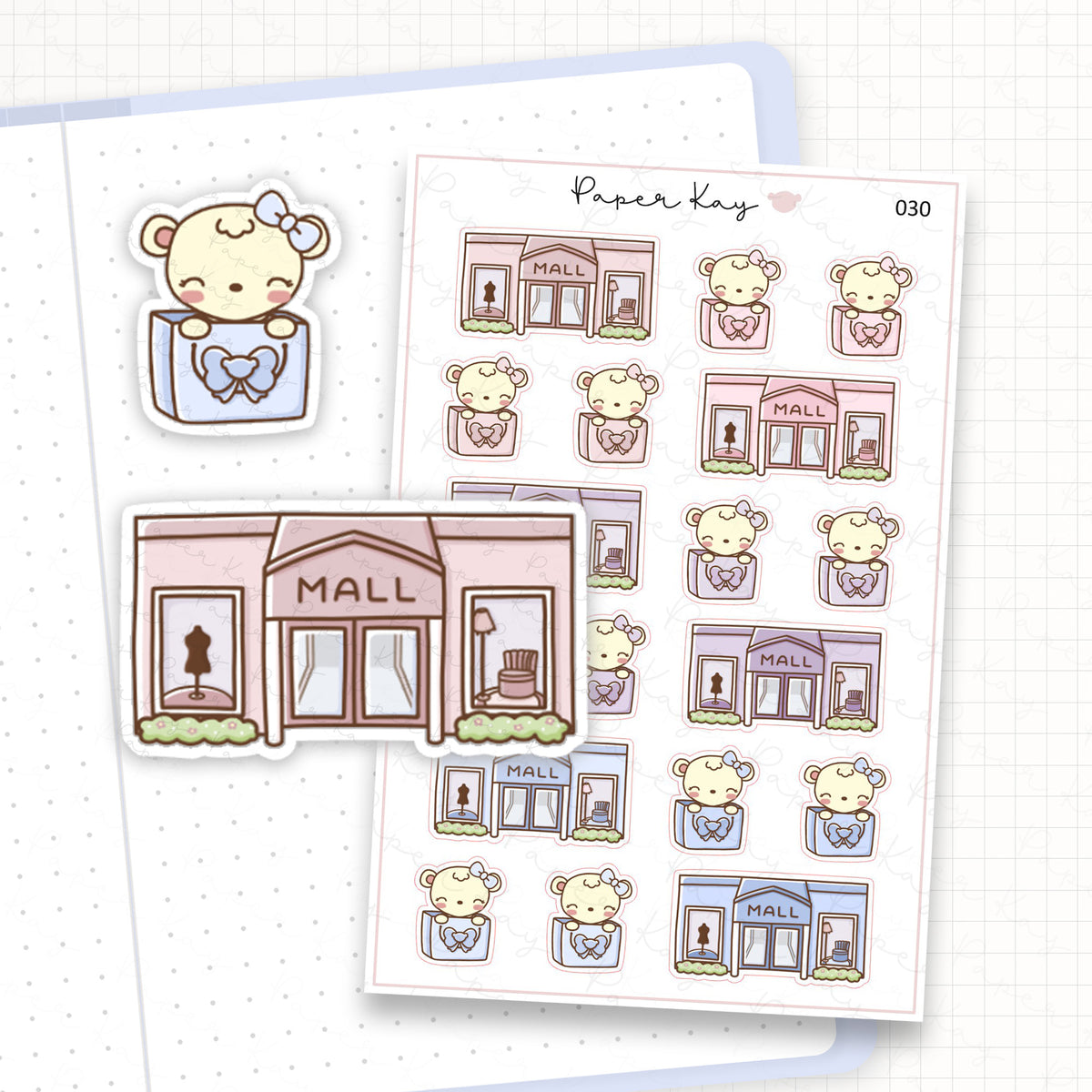 Shopping Sticker Sheet