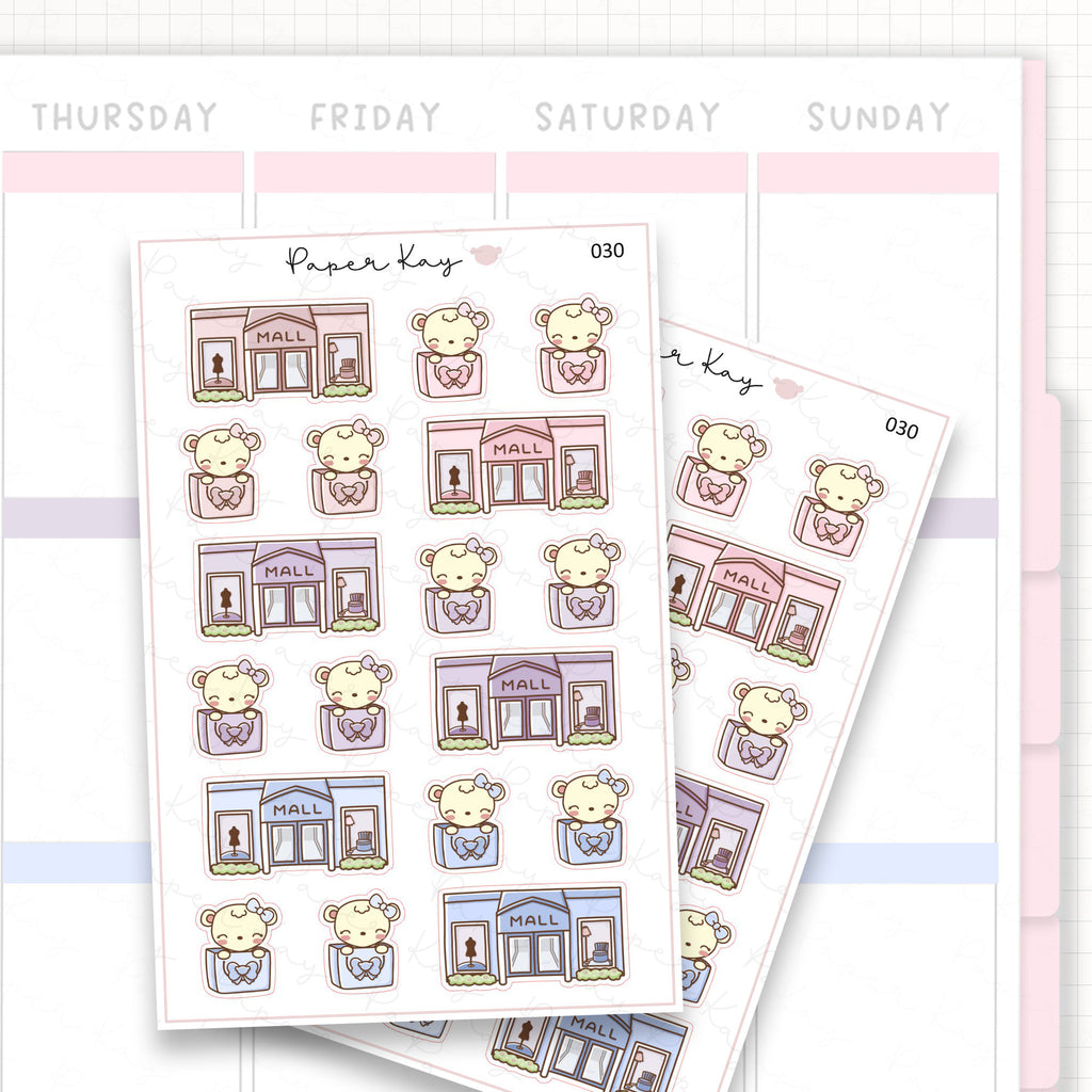 Shopping Sticker Sheet