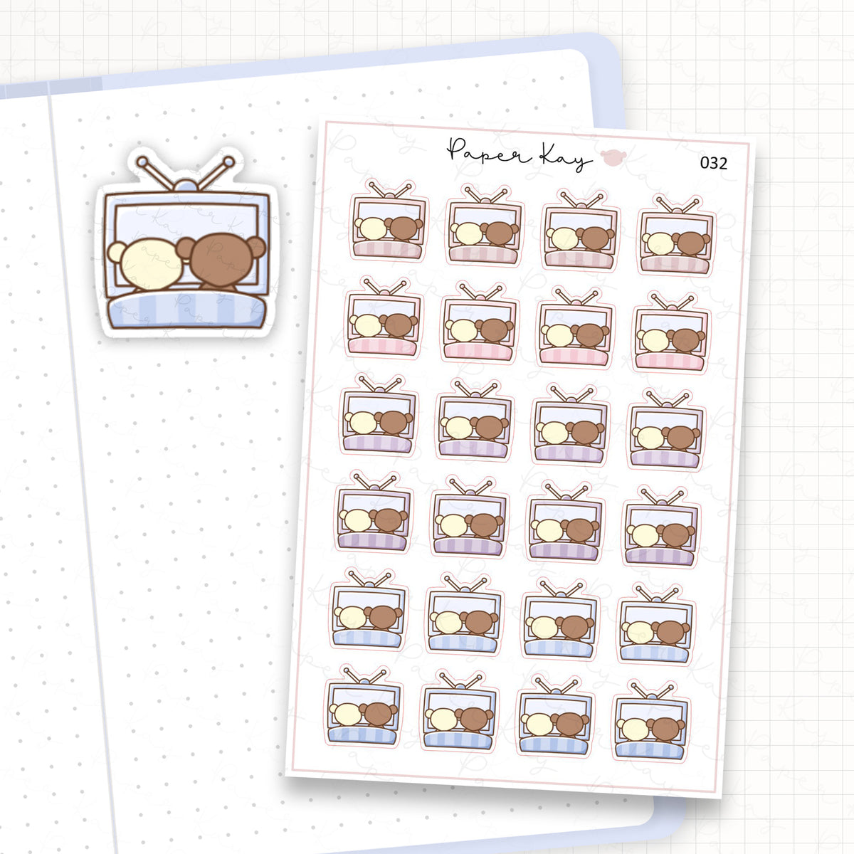 TV Sticker Sheet