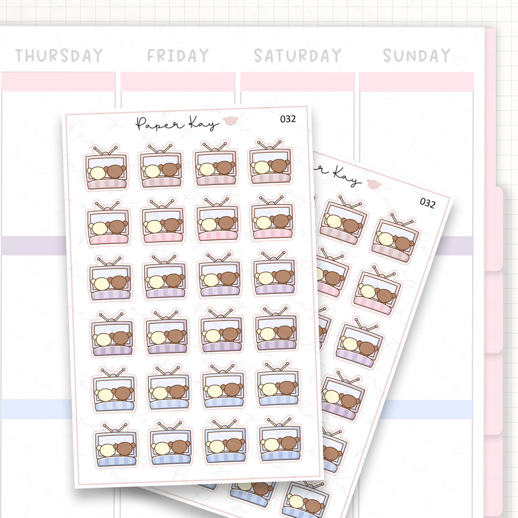 TV Sticker Sheet