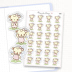 Cloudy / Windy / Thunder Weather Sticker Sheet