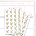Cloudy / Windy / Thunder Weather Sticker Sheet