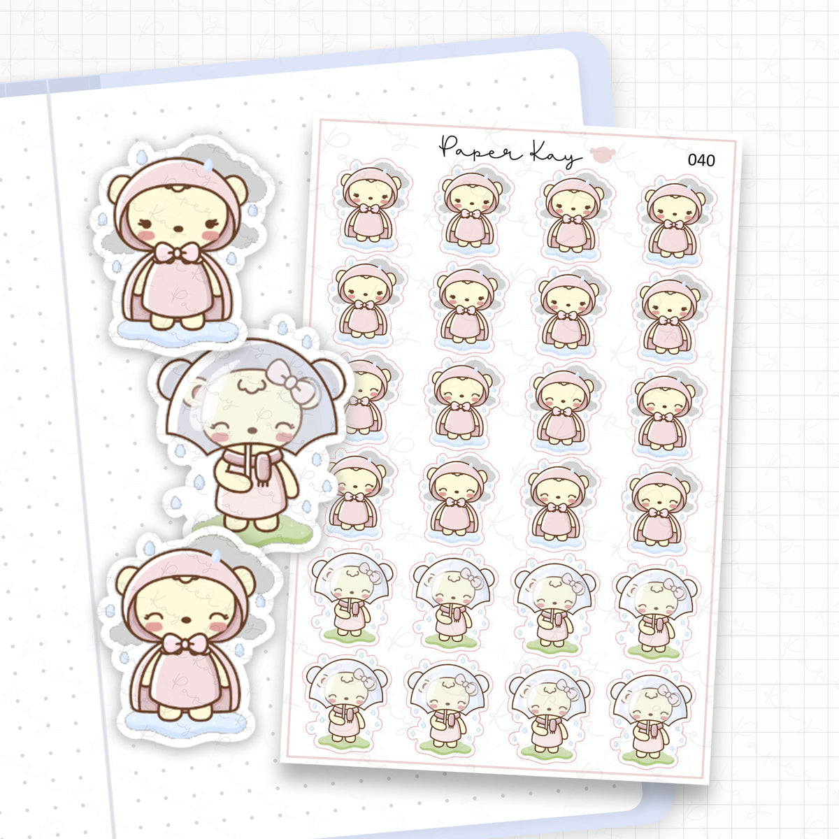 Rainy Weather Sticker Sheet