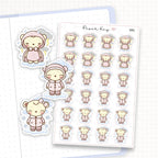 Thunderstorm / Snowy Weather Sticker Sheet