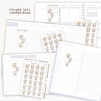Thunderstorm / Snowy Weather Sticker Sheet