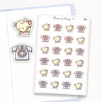 Phone Call Sticker Sheet