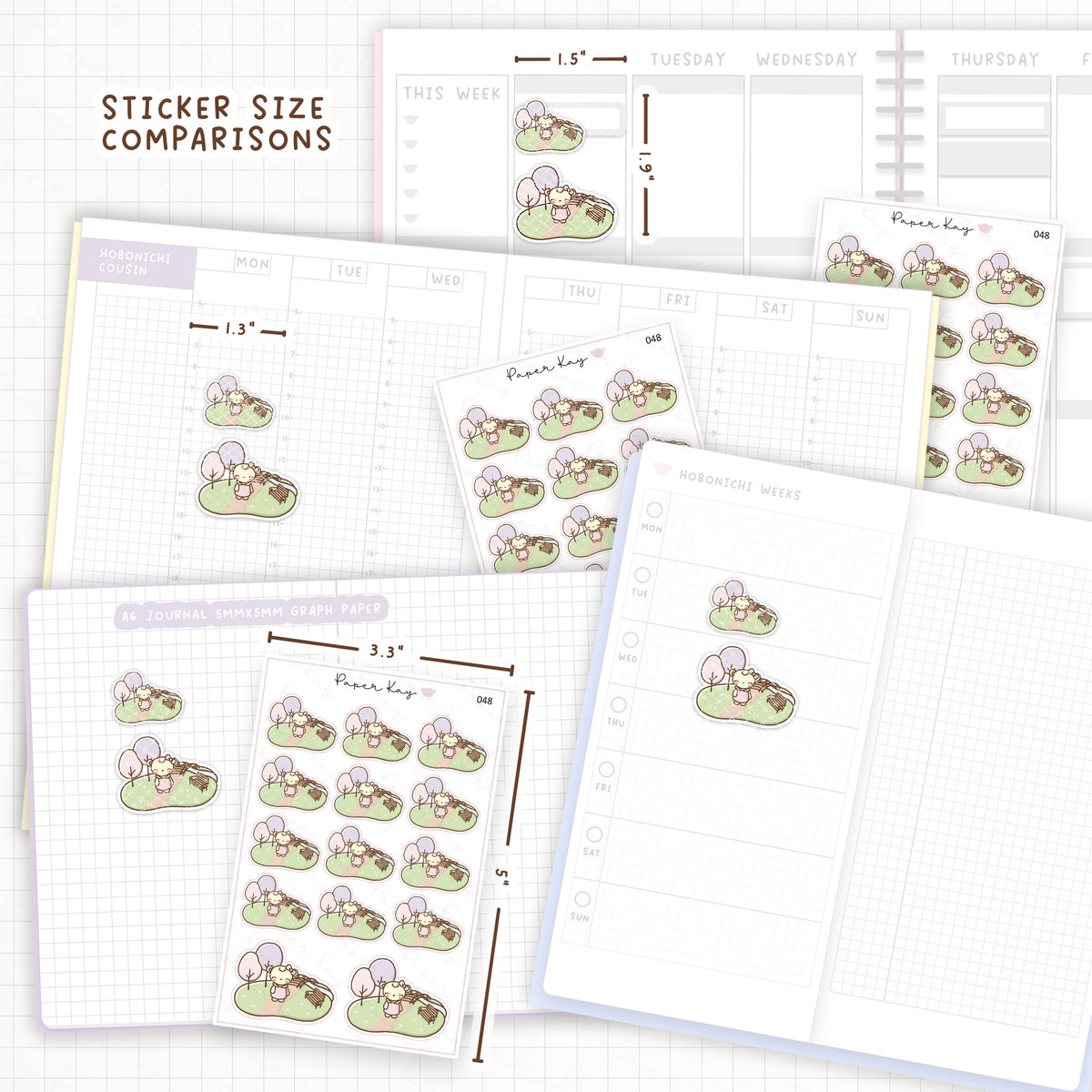 Spring / Summer Walk Sticker Sheet