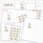 Feeding Ducks Sticker Sheet