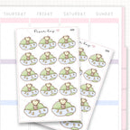 Feeding Ducks Sticker Sheet