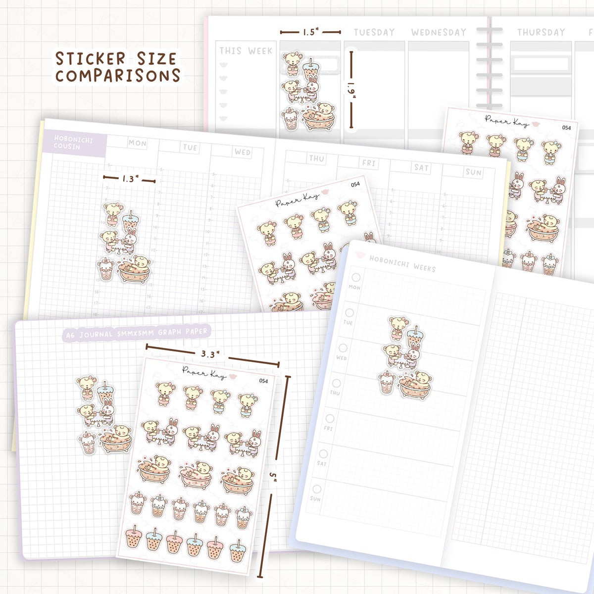 Boba Sticker Sheet