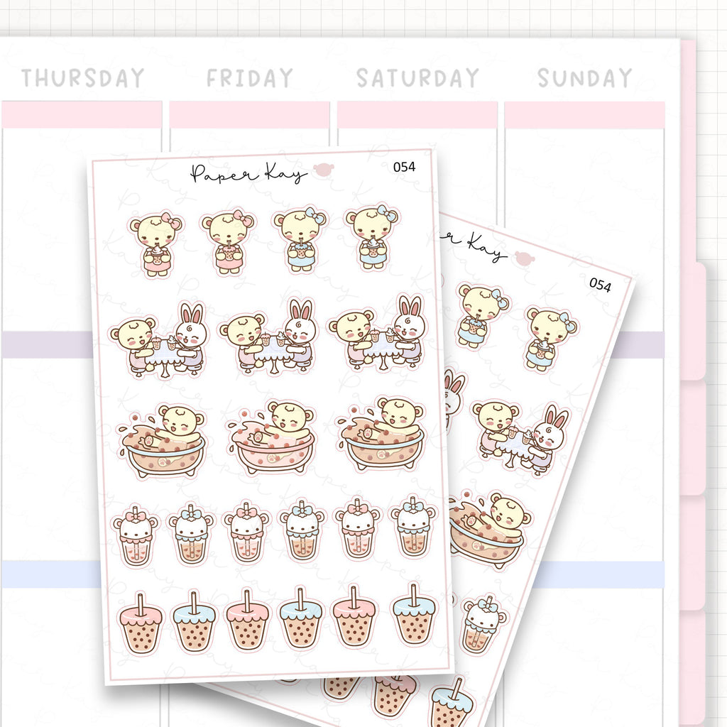 Boba Sticker Sheet