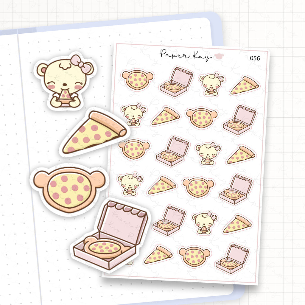 Pizza Sticker Sheet