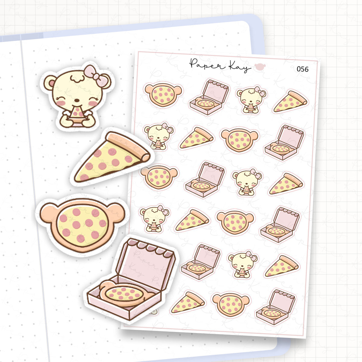 Pizza Sticker Sheet
