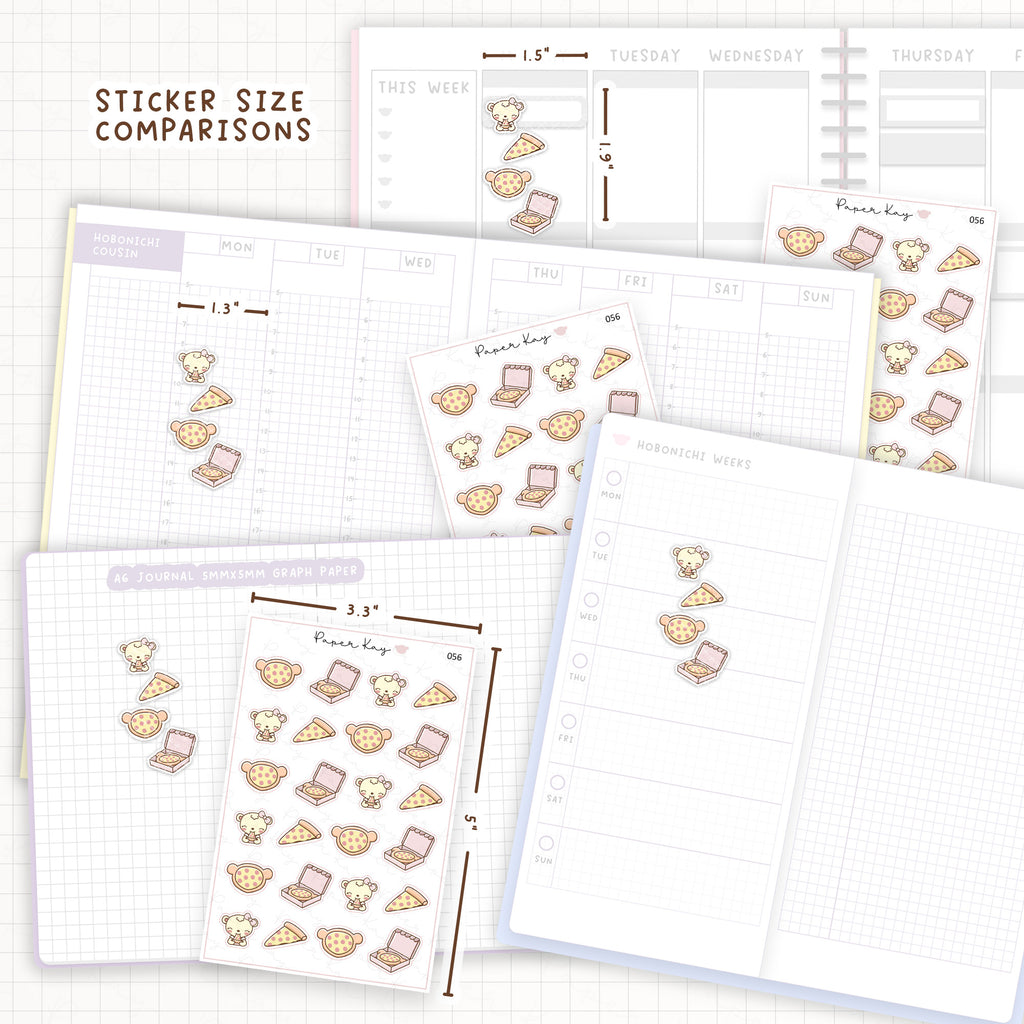 Pizza Sticker Sheet