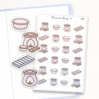 Zoomed in image of the doodles from a character planner sticker sheet.