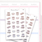 Sticker sheet product measurement.