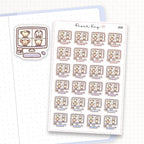 Video Call Sticker Sheet